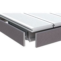 TraumGarten WPC terrasplank Afwerkingslijst DREAMDECK Antraciet Afmetingen (LxBxH): 2000x80x10mm