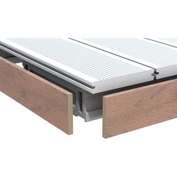 TraumGarten WPC-terrasplank afwerkingslijst DREAMDECK BiColor Mandel Afmetingen (LxBxH): 2000x80x10mm
