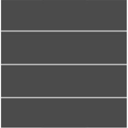 TraumGarten schutting SYSTEM BOARD XL hekelement-set leisteen zichtscherm steekzaun lamellenomheining 4 Aluminium-composietplaten met overgangsprofiel en rubberdichtingen, 179x180 cm