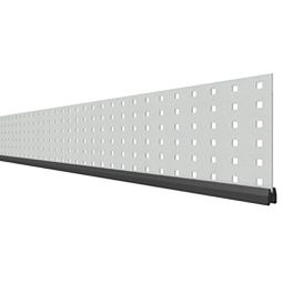 TraumGarten Schutting SYSTEEM Decoratief profiel-set Roestvrijstaal GAMMA Antraciet Hoogte: 15 cm of 30 cm, incl. aansluitprofiel