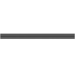 TraumGarten Ruitpatroonhek SYSTEEM Rhombus 2x Afzonderlijke Profielen Antraciet Zichtscherm Ruitpatroonhek gecoate en uitgeschuimde aluminiumprofiel voor zichtschutz zelfbouw, 2x6x179 cm