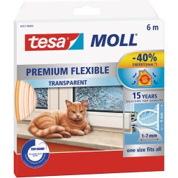 tesamoll Raamdichting / Deuradichting Premium Flexibele Silicondichting voor spouwhoogtes van 1 tot 7 mm