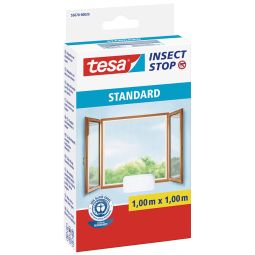 Tesa Vliegenscherm Raam Insect Stop Standard Insectenbescherming Klassieke insectenbescherming zonder boren, verschillende maten en kleuren
