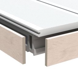 TraumGarten WPC-terrasplank afwerkingsprofiel DREAMDECK PLATINUM Creme Afmetingen: 10x60x2000mm