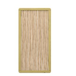 TraumGarten schutting BAMBU rechthoek bamboe zichtscherm roestvrijstalen verschroeving frame, verschillende afmetingen