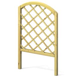 TraumGarten Rankrooster CORA Boog Plantensteun Zichtscherm voor 60cm of 120cm brede plantenbakken