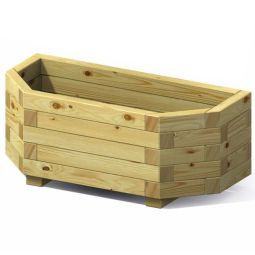 TraumGarten Wand-Plantenbak Naaldhout Gemaakt uit weersbestendig, onder druk gëimpregneerd naaldhout, afgeschuinde lengtekaranten, 95x43x38 cm