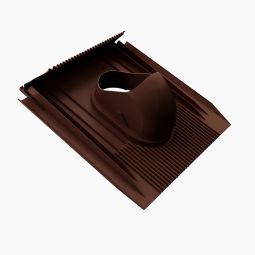 Klöber Universale dakdoorvoering Venduct DN100 donkerbruin Dakdoorvoering Dakontluchting Grootte: 450x425 mm, universeel inzetbaar