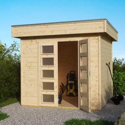 Skan Holz gereedschapskuur Venlo tuinberging verschillende maten & kleuren, Scandinavisch dennenhout, wanddikte 28mm