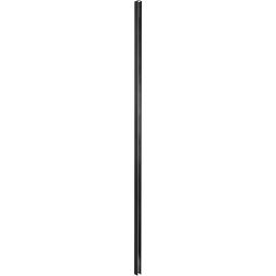NATURinFORM WPC-schutting DER EFFECTIEF/DER FLEXIBEL zijlijst antraciet voor bevestiging aan huis- of garagemuren, 180x3,5x3,5 cm