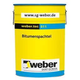 weber Kellerafdichting weber.tec 911 Bitumenspachtel verschillende verpakkingsmaten