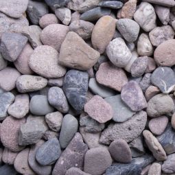 Siergrind Weserkies verschillende korrelgroottes