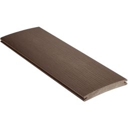 NATURinFORM WPC-terrasplank 19x139 mm DIE SMARTE zwartbruin massief Innovatieve terrasplank zonder helling, met licht gebogen, waterafvoerend oppervlak, onderhoudsvriendelijk en antislip