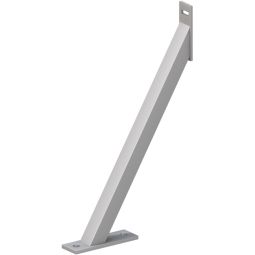 TraumGarten schutting Windanker Plus Zilver ter beveiliging tegen wind en windvlagen, metaal, 47x30x5 cm