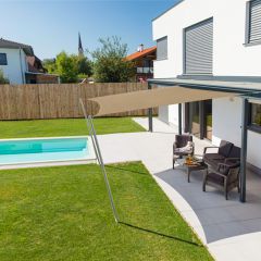  Zonnezeil voor terras 