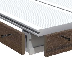  Terrasafsluitprofiel onderconstructie 