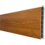 GroJa BasicLine smal PVC-steekzaun schutting Gouden Eik Enkelprofiel zichtscherm lamellenomheining