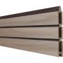 GroJa Solid Rhombus BPC-steekzaun schutting Bi-Color co-geëxtrudeerd, enkelprofiel zichtscherm steekzaun ruitpatroonhek