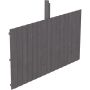 Skan Holz Achterwand Lijmhout voor Individuele carport voor Doorrit tot 341cm Leisteen grijs