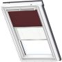 VELUX Verduistering Plus DFD Handmatig Uni Donkerbruin/Wit 4559