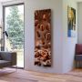 Ximax ruimteverwarmer designradiator P1 Plan Print koffiebonen verticaal
