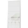 ECLISSE SYNTESIS LINE Schuifdeur Glas Geslepen met Helderglas Strook Compleet-set Droogbouw Wandvlak
