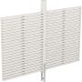 Skan Holz achterwand Lijmhout voor carport Spessart Wit