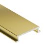 Schlüter-DESIGNLINE AM decoratief profiel aluminium messing-look geanodiseerd, 25 mm breed