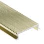 Schlüter-DESIGNLINE AMGB decoratief profiel Aluminium Messing-Optik geborsteld, 25mm breed