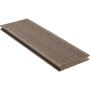 NATURinFORM WPC-terrasplank 21x139 mm DIE KOMPAKTE zwartbruin massief