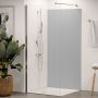 Winwall douchewand aluminium composiet Basics zilvergrijs