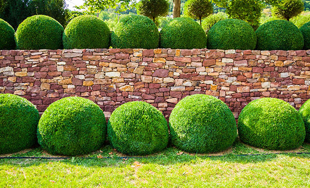 Esthetische tuinmuren