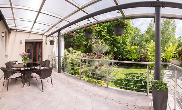 Stijlvolle terrasoverkapping