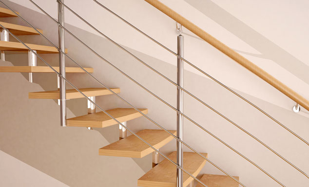 Trapleuningen voor het interieur