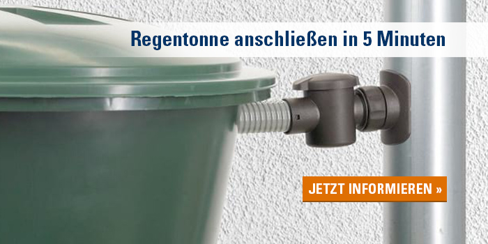 Regenton aansluiten