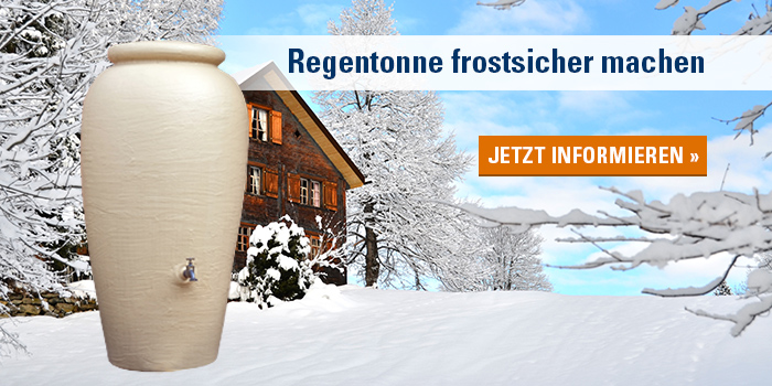 Regenton vorstbestendig maken