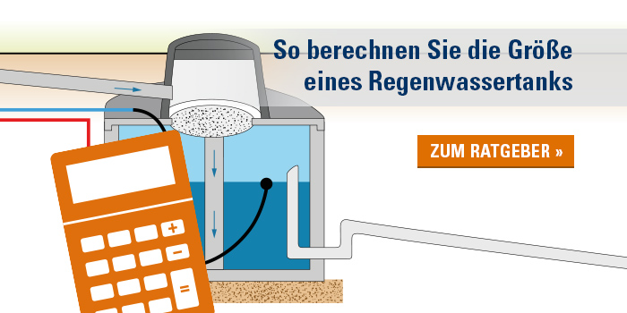 Regenwatertank grootte berekenen