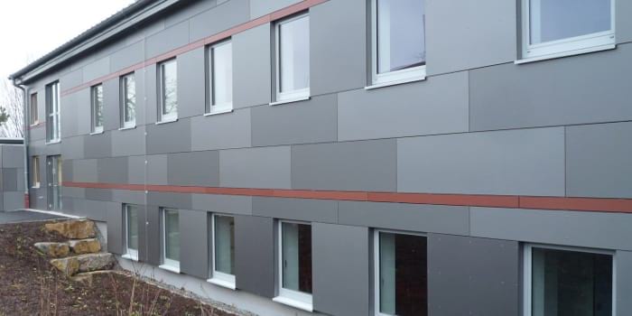 Geventileerde gevel oud huis