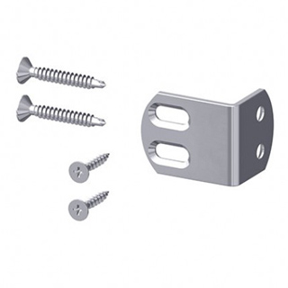 Houten hekhouder-set