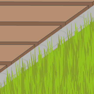 Grasbordersteenen