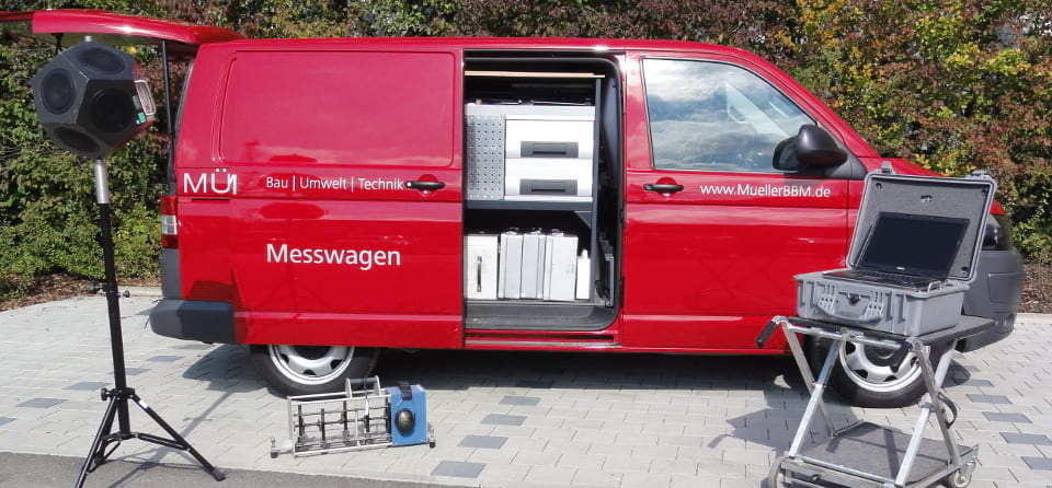 Bouwacoustische meetwagen